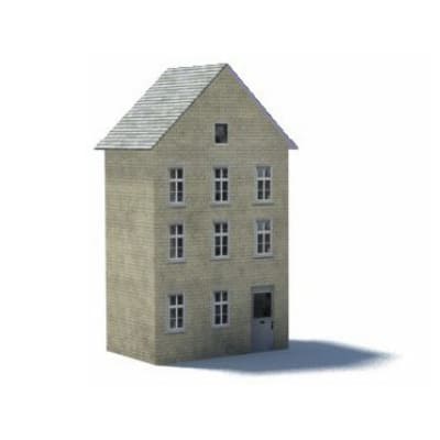 british terraced houses background oo gauge structure