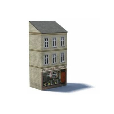 uk terraced homes and shop oo gauge downloadable kit