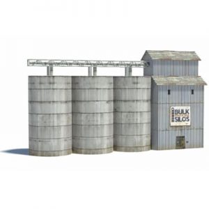 silos - download kits of paper models